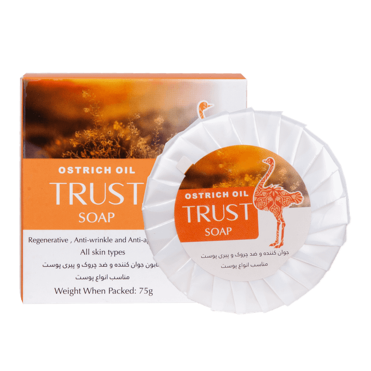 صابون عصاره شترمرغ تراست (۷۵ گرم)
