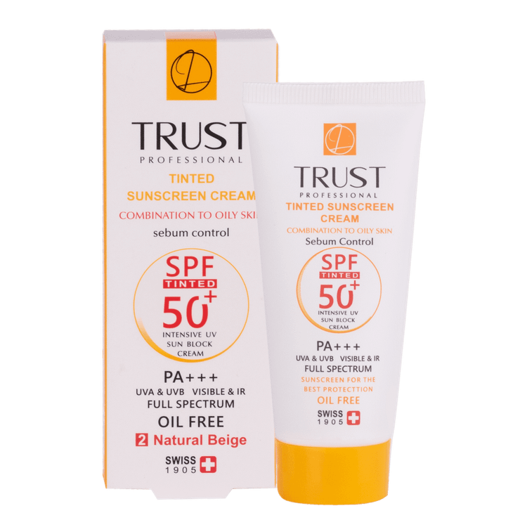 کرم ضد آفتاب رنگی و کنترل چربی تراست بژ طبیعی (پوست مختلط تا چرب) (۴۰ میل)