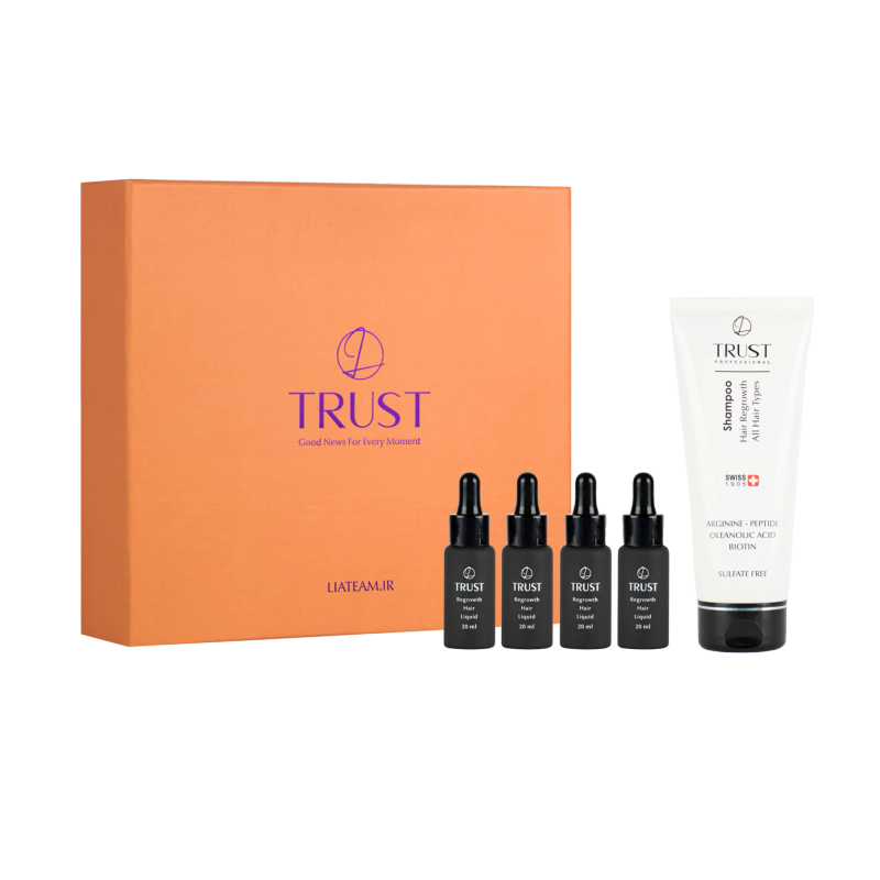 کیت تخصصی رویش مجدد موی سر (۲۵۰ میل + ۲۰ میل ×۴)