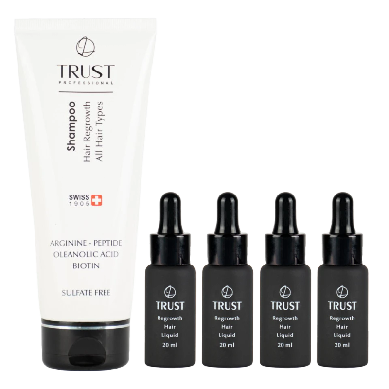 کیت تخصصی رویش مجدد موی سر (۲۵۰ میل + ۲۰ میل ×۴)