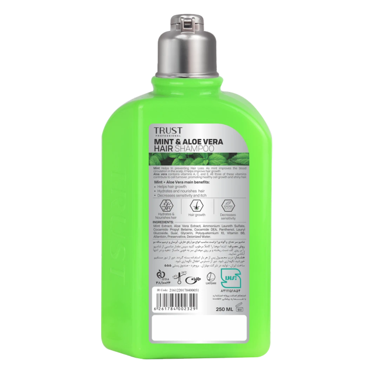 شامپو سر روزانه نعناع و آلوئهورا تراست (۲۵۰ میل)