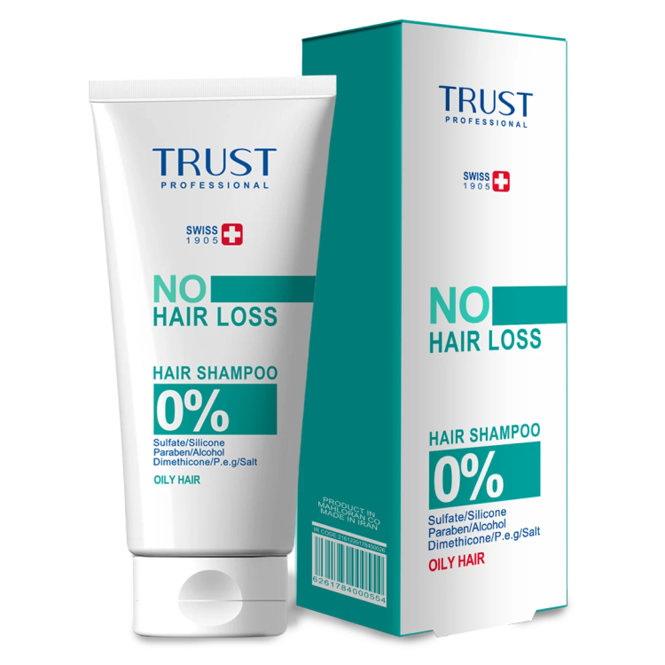 شامپو تخصصی ضد ریزش موهای چرب تراست (۲۰۰ میل)