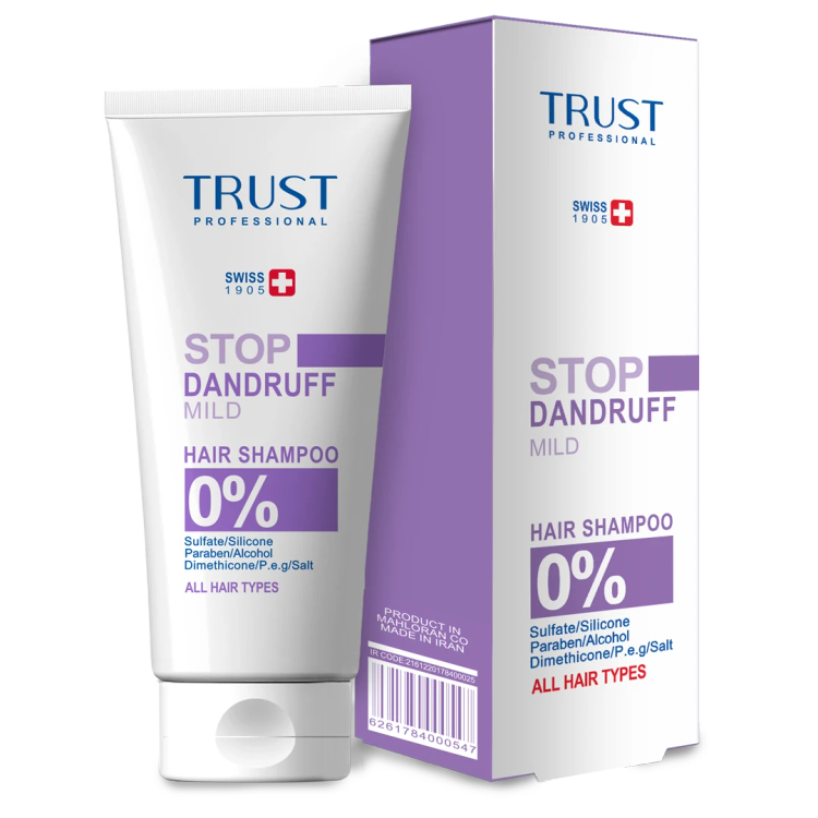 شامپو تخصصی ضد شوره ملایم تراست (خشک و نرمال) (۲۰۰ میل)