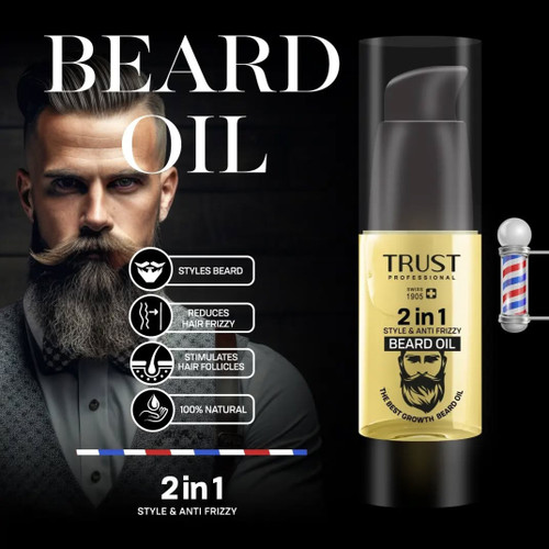 روغن تقویت ریش آقایان تراست (۳۰ میل)